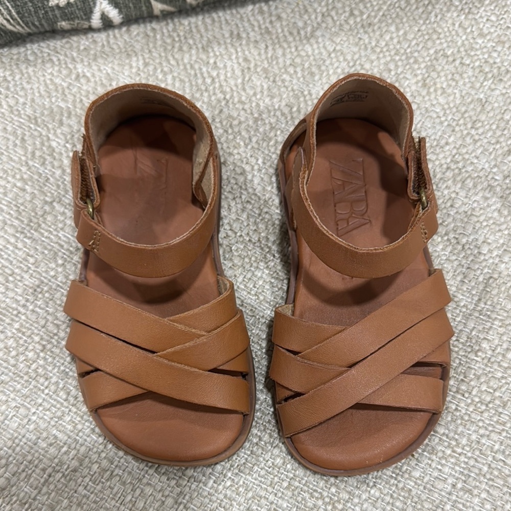 Zara Kids Brown Sandals